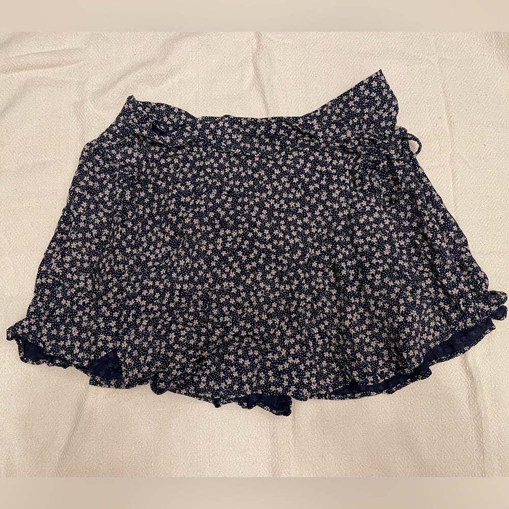 Ralph Lauren D&S floral wrap mini skirt